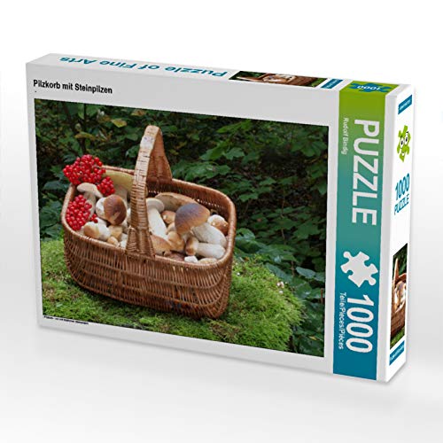 CALVENDO Puzzle Pilzkorb mit Steinpilzen 1000 Teile Puzzle quer | Lege-Größe cm Foto-Puzzle für glückliche Stunden CALVENDO Puzzle Pilzkorb mit Steinpilzen 1000 Teile Puzzle quer | Lege-Größe cm Foto-Puzzle für glückliche Stunden von CALVENDO