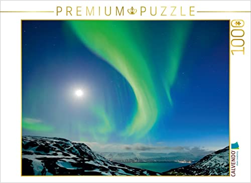 CALVENDO Puzzle Polarlichter im Norden Islands 1000 Teile Lege-Größe 64 x 48 cm Foto-Puzzle Bild von Edition Arctic von CALVENDO