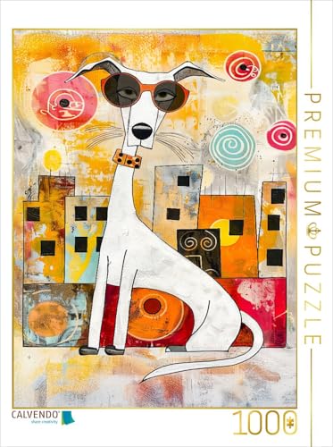CALVENDO Puzzle Pop-Art Hund in leuchtenden Farben | 1000 Teile Lege-Größe 48 x 64 cm Foto-Puzzle für glückliche Stunden CALVENDO Puzzle Pop-Art Hund in leuchtenden Farben | 1000 Teile Lege-Größe 48 x 64 cm Foto-Puzzle für glückliche Stunden von CALVENDO