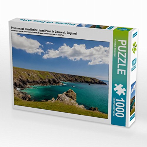 CALVENDO Puzzle Predannack Head beim Lizard Point in Cornwall, England 1000 Teile Puzzle quer | Lege-Größe cm Foto-Puzzle für glückliche Stunden von CALVENDO