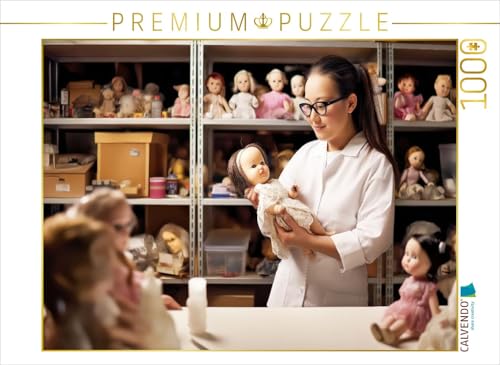 CALVENDO Puzzle Puppendoktorin | Lege-Größe cm Foto-Puzzle für glückliche Stunden von CALVENDO