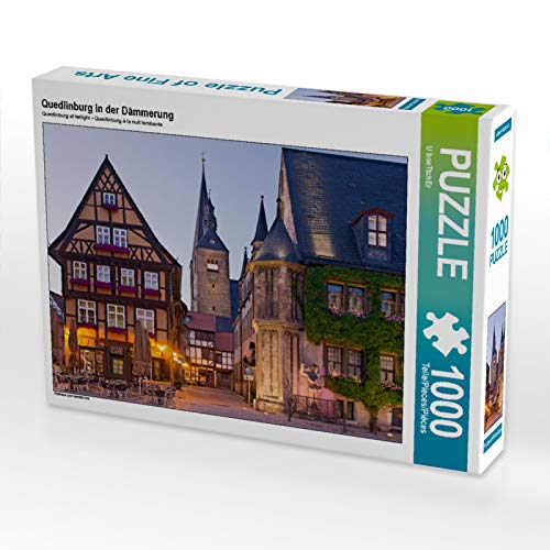 CALVENDO Puzzle Quedlinburg in der Dämmerung 1000 Teile Puzzle quer | Lege-Größe cm Foto-Puzzle für glückliche Stunden CALVENDO Puzzle Quedlinburg in der Dämmerung 1000 Teile Puzzle quer | Lege-Größe cm Foto-Puzzle für glückliche Stunden von CALVENDO