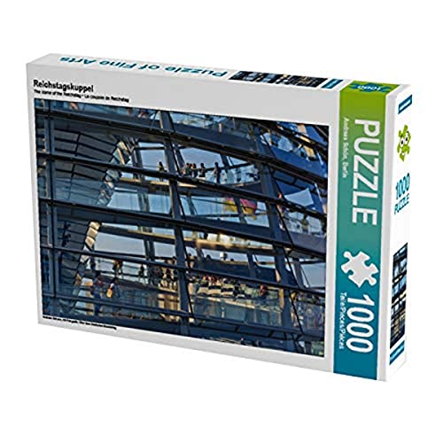 CALVENDO Puzzle Reichstagskuppel 1000 Teile Puzzle quer | Lege-Größe cm Foto-Puzzle für glückliche Stunden von CALVENDO