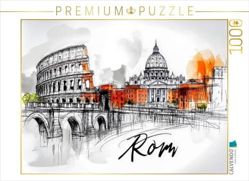 CALVENDO Puzzle Rom | 1000 Teile Lege-Größe 64 x 48 cm Foto-Puzzle für glückliche Stunden von CALVENDO
