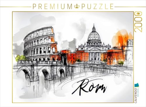 CALVENDO Puzzle Rom | 2000 Teile Lege-Größe 90 x 67 cm Foto-Puzzle für glückliche Stunden von CALVENDO