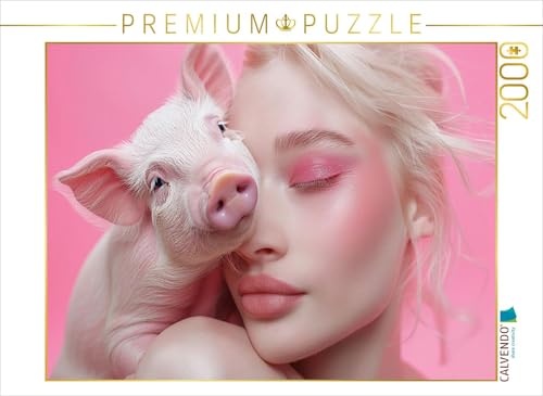 CALVENDO Puzzle Rose Ferkel | Lege-Größe cm Foto-Puzzle für glückliche Stunden CALVENDO Puzzle Rose Ferkel | Lege-Größe cm Foto-Puzzle für glückliche Stunden von CALVENDO