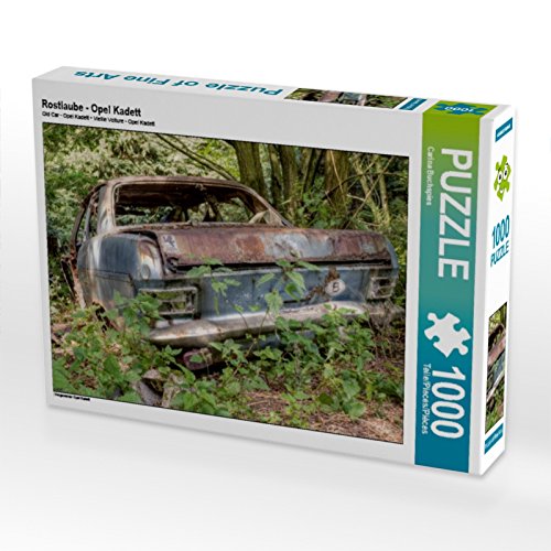 CALVENDO Puzzle Rostlaube - Opel Kadett 1000 Teile Puzzle quer | 1000 Teile Lege-Größe 64 x 48 cm Foto-Puzzle für glückliche Stunden von CALVENDO