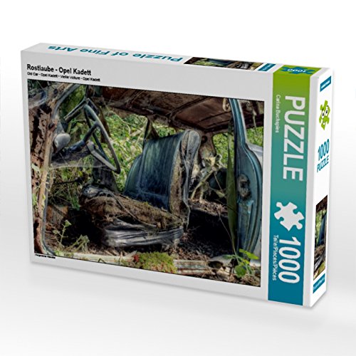 CALVENDO Puzzle Rostlaube - Opel Kadett 1000 Teile Puzzle quer | Lege-Größe cm Foto-Puzzle für glückliche Stunden von CALVENDO