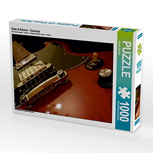 CALVENDO Puzzle Rote E-Gitarre - Closeup 1000 Teile Puzzle quer | 1000 Teile Lege-Größe 64 x 48 cm Foto-Puzzle für glückliche Stunden CALVENDO Puzzle Rote E-Gitarre - Closeup 1000 Teile Puzzle quer | 1000 Teile Lege-Größe 64 x 48 cm Foto-Puzzle für glückliche Stunden von CALVENDO