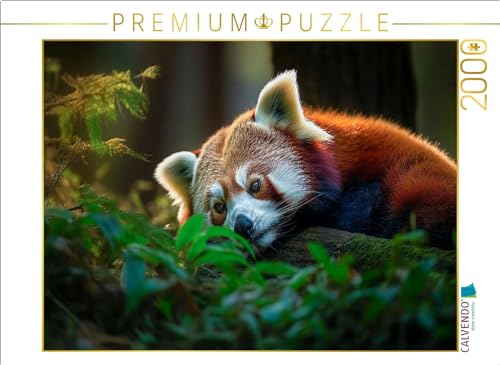 CALVENDO Puzzle Roter Panda - kurz ausruhen | 2000 Teile Lege-Größe 90 x 67 cm Foto-Puzzle für glückliche Stunden von CALVENDO