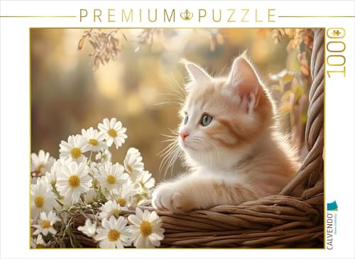 CALVENDO Puzzle Rotes Katzenbaby im Blumenkorb | 1000 Teile Lege-Größe 64 x 48 cm Foto-Puzzle für glückliche Stunden CALVENDO Puzzle Rotes Katzenbaby im Blumenkorb | 1000 Teile Lege-Größe 64 x 48 cm Foto-Puzzle für glückliche Stunden von CALVENDO