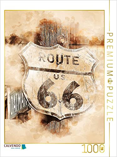 CALVENDO Puzzle Route 66 1000 Teile Lege-Größe 48 x 64 cm Foto-Puzzle Bild von Peter Roder von CALVENDO