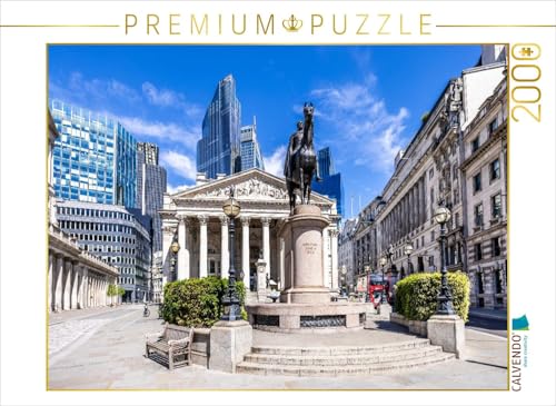 CALVENDO Puzzle Royal Exchange in der City of London | 2000 Teile Lege-Größe 90 x 67 cm Foto-Puzzle für glückliche Stunden von CALVENDO