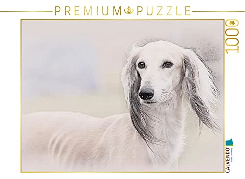 CALVENDO Puzzle Saluki 1000 Teile Puzzle quer | 1000 Teile Lege-Größe 64 x 48 cm Foto-Puzzle für glückliche Stunden von CALVENDO