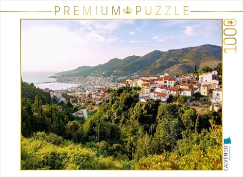 CALVENDO Puzzle Samos-Stadt mit Blick auf die Bucht von Vathy | Lege-Größe cm Foto-Puzzle für glückliche Stunden CALVENDO Puzzle Samos-Stadt mit Blick auf die Bucht von Vathy | Lege-Größe cm Foto-Puzzle für glückliche Stunden von CALVENDO