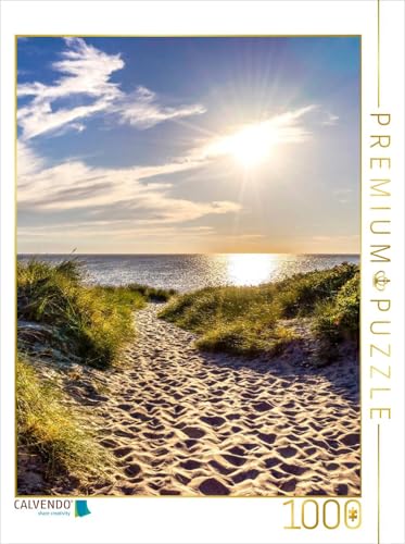 CALVENDO Puzzle Sandweg zum Meer am Weststrand | Lege-Größe cm Foto-Puzzle für glückliche Stunden von CALVENDO
