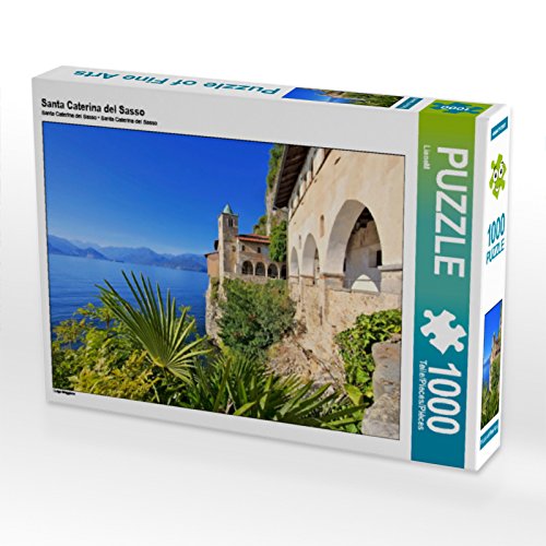 CALVENDO Puzzle Santa Caterina del Sasso 1000 Teile Puzzle quer | 1000 Teile Lege-Größe 64 x 48 cm Foto-Puzzle für glückliche Stunden von CALVENDO
