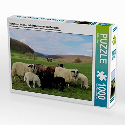 CALVENDO Puzzle Schafe am Meißner bei Großalmerode-Weißenbach 1000 Teile Puzzle quer | Lege-Größe cm Foto-Puzzle für glückliche Stunden CALVENDO Puzzle Schafe am Meißner bei Großalmerode-Weißenbach 1000 Teile Puzzle quer | Lege-Größe cm Foto-Puzzle für glückliche Stunden von CALVENDO