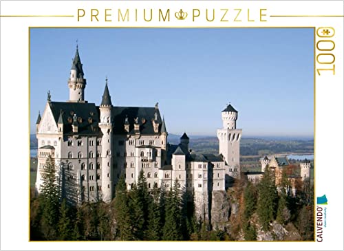 CALVENDO Puzzle Schloss Neuschwanstein 1000 Teile Lege-Größe 64 x 48 cm Foto-Puzzle Bild von Kattobello von CALVENDO