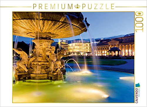 CALVENDO Puzzle Schlossplatz in Stuttgart 1000 Teile Lege-Größe 64 x 48 cm Foto-Puzzle Bild von Werner Dieterich von CALVENDO