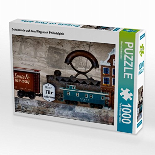CALVENDO Puzzle Schokolade auf dem Weg nach Philadelphia 1000 Teile Puzzle quer | 1000 Teile Lege-Größe 64 x 48 cm Foto-Puzzle für glückliche Stunden von CALVENDO