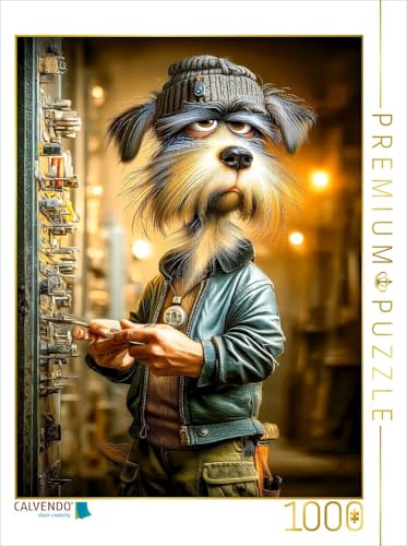 CALVENDO Puzzle Schon mal so einen taffen Elektroexperten gesehen | 1000 Teile Lege-Größe 48 x 64 cm Foto-Puzzle für glückliche Stunden CALVENDO Puzzle Schon mal so einen taffen Elektroexperten gesehen | 1000 Teile Lege-Größe 48 x 64 cm Foto-Puzzle für glückliche Stunden von CALVENDO
