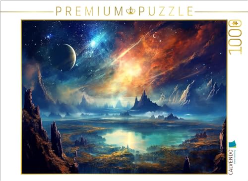 CALVENDO Puzzle Science Fiction - Reise zu fremden Planeten - Wilde Oberfläche | 1000 Teile Lege-Größe 64 x 48 cm Foto-Puzzle für glückliche Stunden CALVENDO Puzzle Science Fiction - Reise zu fremden Planeten - Wilde Oberfläche | 1000 Teile Lege-Größe 64 x 48 cm Foto-Puzzle für glückliche Stunden von CALVENDO