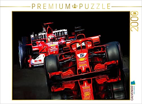 CALVENDO Puzzle Sebastian Vettel in roten Italiener Anno 2018, Michael Schumacher im 2005er Monoposto. 2000 Teile Lege-Größe 90 x 67 cm Foto-Puzzle Bild von DeVerviers CALVENDO Puzzle Sebastian Vettel in roten Italiener Anno 2018, Michael Schumacher im 2005er Monoposto. 2000 Teile Lege-Größe 90 x 67 cm Foto-Puzzle Bild von DeVerviers von CALVENDO