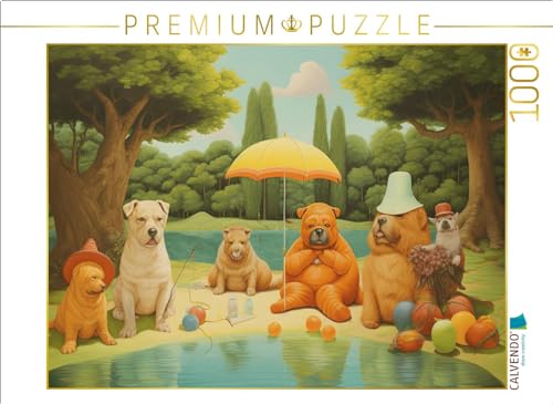 CALVENDO Puzzle Sechs Hunde verbringen den Tag am See | 1000 Teile Lege-Größe 64 x 48 cm Foto-Puzzle für glückliche Stunden CALVENDO Puzzle Sechs Hunde verbringen den Tag am See | 1000 Teile Lege-Größe 64 x 48 cm Foto-Puzzle für glückliche Stunden von CALVENDO