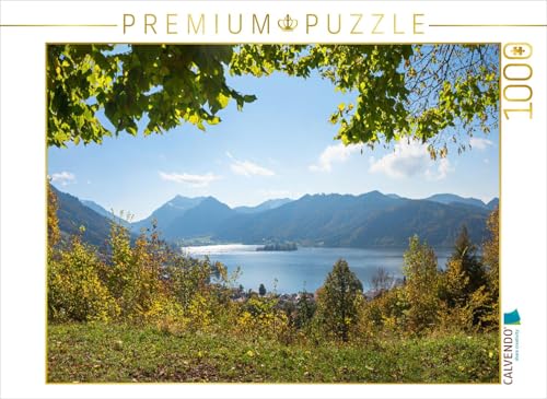 CALVENDO Puzzle Seeblick vom Haiderdenkmal | 1000 Teile Lege-Größe 64 x 48 cm Foto-Puzzle für glückliche Stunden von CALVENDO