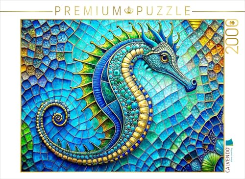 CALVENDO Puzzle Seepferdchen | Lege-Größe cm Foto-Puzzle für glückliche Stunden von CALVENDO