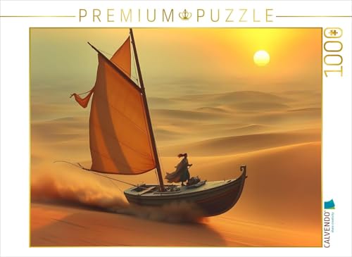 CALVENDO Puzzle Segel über der Wüste | 1000 Teile Lege-Größe 64 x 48 cm Foto-Puzzle für glückliche Stunden von CALVENDO