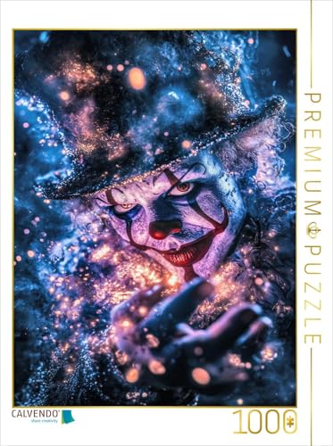 CALVENDO Puzzle Seine Schminke war Blut, Seine Lache war echt | 1000 Teile Lege-Größe 64 x 48 cm Foto-Puzzle für glückliche Stunden von CALVENDO