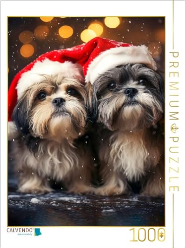 CALVENDO Puzzle Shih Tzu, wann kommt endlich der Weihnachtsmann | 1000 Teile Lege-Größe 48 x 64 cm Foto-Puzzle für glückliche Stunden CALVENDO Puzzle Shih Tzu, wann kommt endlich der Weihnachtsmann | 1000 Teile Lege-Größe 48 x 64 cm Foto-Puzzle für glückliche Stunden von CALVENDO