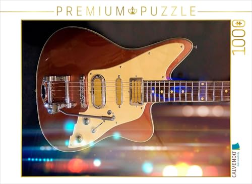 CALVENDO Puzzle Signature E-Gitarre Joey’s Guitar | 1000 Teile Lege-Größe 64 x 48 cm Foto-Puzzle für glückliche Stunden von CALVENDO