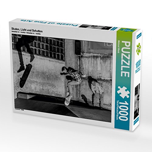 CALVENDO Puzzle Skaten, Licht und Schatten 1000 Teile Puzzle quer | 1000 Teile Lege-Größe 64 x 48 cm Foto-Puzzle für glückliche Stunden CALVENDO Puzzle Skaten, Licht und Schatten 1000 Teile Puzzle quer | 1000 Teile Lege-Größe 64 x 48 cm Foto-Puzzle für glückliche Stunden von CALVENDO
