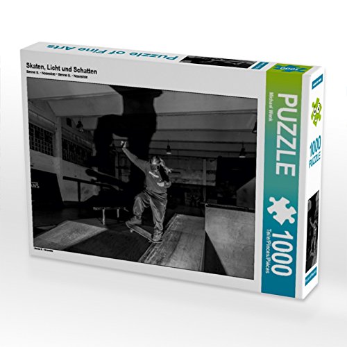 CALVENDO Puzzle Skaten, Licht und Schatten 1000 Teile Puzzle quer | 1000 Teile Lege-Größe 64 x 48 cm Foto-Puzzle für glückliche Stunden CALVENDO Puzzle Skaten, Licht und Schatten 1000 Teile Puzzle quer | 1000 Teile Lege-Größe 64 x 48 cm Foto-Puzzle für glückliche Stunden von CALVENDO