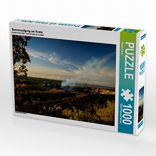 CALVENDO Puzzle Sonnenaufgang am Krater 1000 Teile Lege-Größe 64 x 48 cm Foto-Puzzle Bild von Florian Krauss von CALVENDO