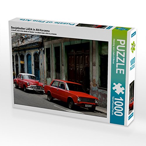 CALVENDO Puzzle Sowjetischer Lada in Alt-Havanna 1000 Teile Puzzle quer | 1000 Teile Lege-Größe 64 x 48 cm Foto-Puzzle für glückliche Stunden CALVENDO Puzzle Sowjetischer Lada in Alt-Havanna 1000 Teile Puzzle quer | 1000 Teile Lege-Größe 64 x 48 cm Foto-Puzzle für glückliche Stunden von CALVENDO