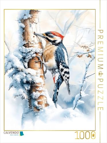 CALVENDO Puzzle Specht | 1000 Teile Lege-Größe 48 x 64 cm Foto-Puzzle für glückliche Stunden von CALVENDO