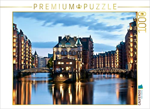 CALVENDO Puzzle Speicherstadt Hamburg 1000 Teile Lege-Größe 64 x 48 cm Foto-Puzzle Bild von Hans-Joachim LOH von CALVENDO