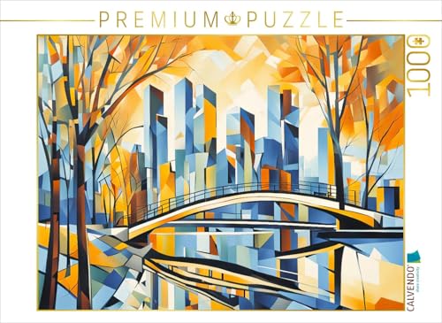 CALVENDO Puzzle Spiegelnde Skyline im farbenfrohen Herbst | 1000 Teile Lege-Größe 64 x 48 cm Foto-Puzzle für glückliche Stunden CALVENDO Puzzle Spiegelnde Skyline im farbenfrohen Herbst | 1000 Teile Lege-Größe 64 x 48 cm Foto-Puzzle für glückliche Stunden von CALVENDO