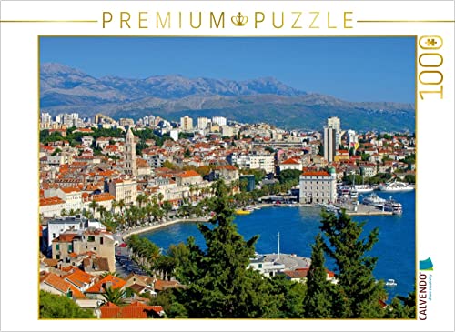 CALVENDO Puzzle Split, Ansicht vom Marjanpark 1000 Teile Puzzle quer | 1000 Teile Lege-Größe 64 x 48 cm Foto-Puzzle für glückliche Stunden von CALVENDO