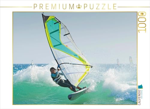 CALVENDO Puzzle Sportliche Junge Windsurferin in der schäumenden Welle. 1000 Teile Puzzle quer | Lege-Größe cm Foto-Puzzle für glückliche Stunden CALVENDO Puzzle Sportliche Junge Windsurferin in der schäumenden Welle. 1000 Teile Puzzle quer | Lege-Größe cm Foto-Puzzle für glückliche Stunden von CALVENDO