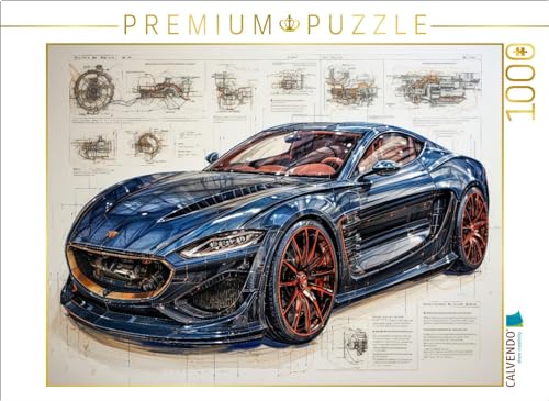 CALVENDO Puzzle Sportwagen | 1000 Teile Lege-Größe 64 x 48 cm Foto-Puzzle für glückliche Stunden von CALVENDO