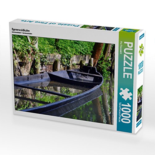 CALVENDO Puzzle Spreewaldkahn 1000 Teile Puzzle quer | 1000 Teile Lege-Größe 64 x 48 cm Foto-Puzzle für glückliche Stunden von CALVENDO