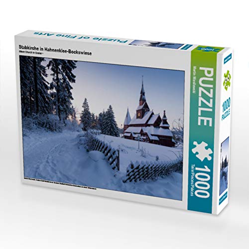 CALVENDO Puzzle Stabkirche in Hahnenklee-Bockswiese 1000 Teile Puzzle quer | 1000 Teile Lege-Größe 64 x 48 cm Foto-Puzzle für glückliche Stunden von CALVENDO
