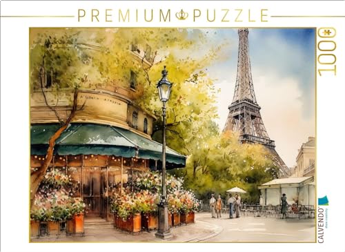 CALVENDO Puzzle Starßenszene mit Eiffelturm | 1000 Teile Lege-Größe 64 x 48 cm Foto-Puzzle für glückliche Stunden CALVENDO Puzzle Starßenszene mit Eiffelturm | 1000 Teile Lege-Größe 64 x 48 cm Foto-Puzzle für glückliche Stunden von CALVENDO