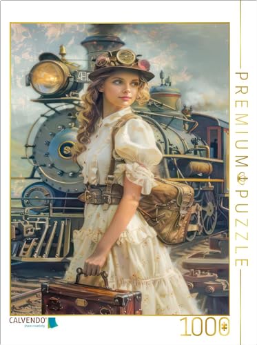 CALVENDO Puzzle Steampunk Ladies on Tour | 1000 Teile Lege-Größe 48 x 64 cm Foto-Puzzle für glückliche Stunden von CALVENDO