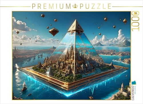 CALVENDO Puzzle Steampunk - Stadtteil in gläserner Pyramide | 1000 Teile Lege-Größe 64 x 48 cm Foto-Puzzle für glückliche Stunden CALVENDO Puzzle Steampunk - Stadtteil in gläserner Pyramide | 1000 Teile Lege-Größe 64 x 48 cm Foto-Puzzle für glückliche Stunden von CALVENDO